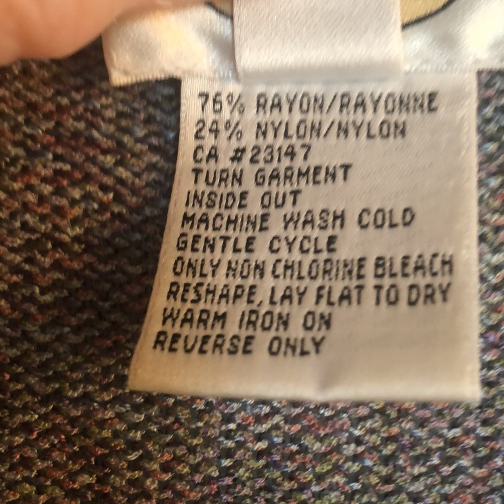 Talbots Button Down Cardigan Multicolor - image 3